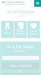Mobile Screenshot of 1stchoicestaffing.com